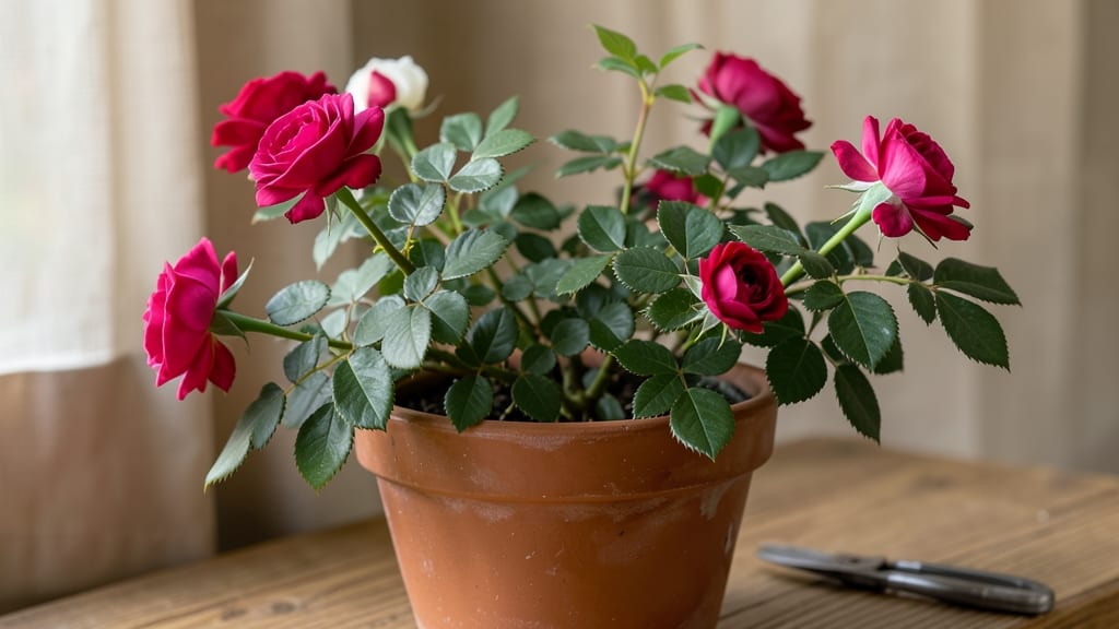 Rose Plant Indoors: Fragrant Blooms Year Round With Light Pruning