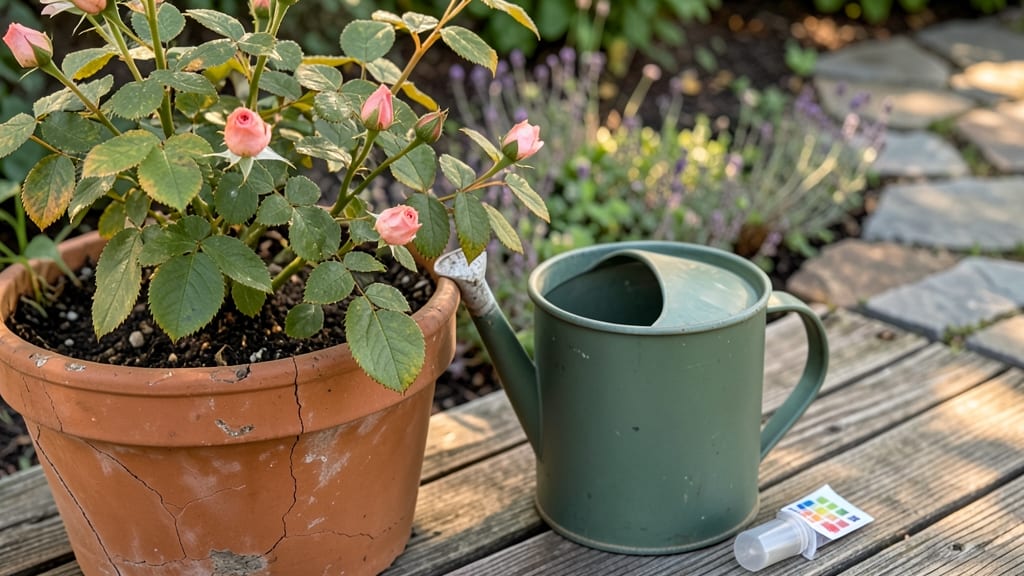 How to Treat Yellow Leaves on Roses in Pots: Root Health Rescue in 3 Steps