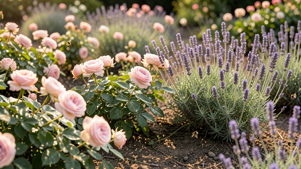 Rose and Lavender Pollinator Gardens