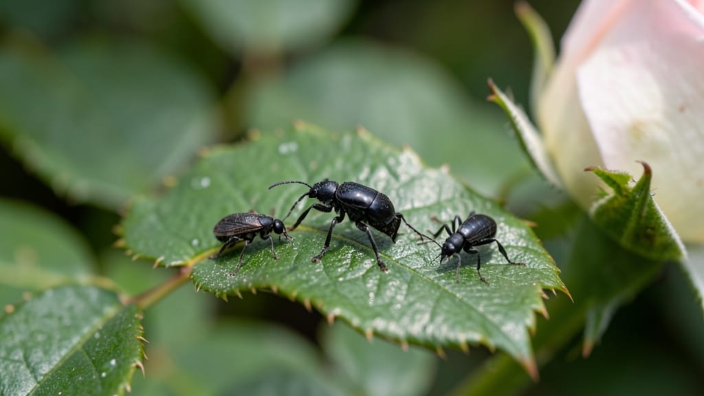 Tiny Black Bugs on Roses: Identification & Organic Eradication Guide