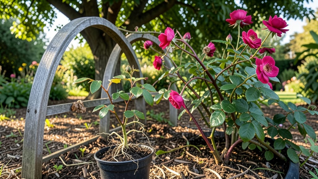 DIY Rose Arch: Romantic Garden Entryway in 3 Hours