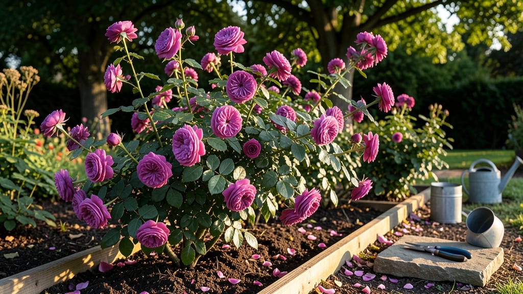 Climbing Queen Elizabeth Rose: Royal Fragrance in Full Sun Containers