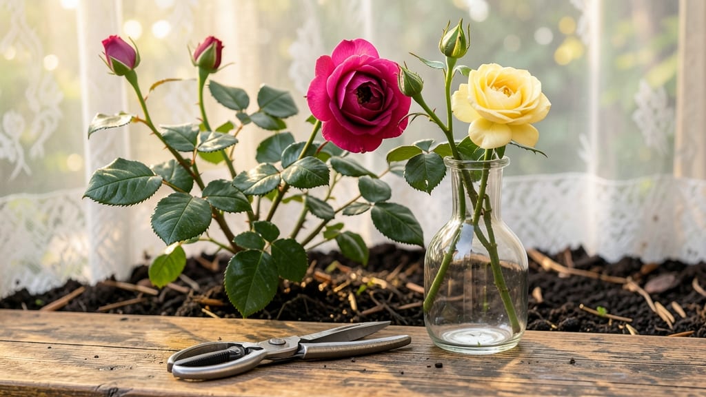 How to Prepare Roses for Vase: Stem-Cutting Secrets for Long-Lasting Blooms