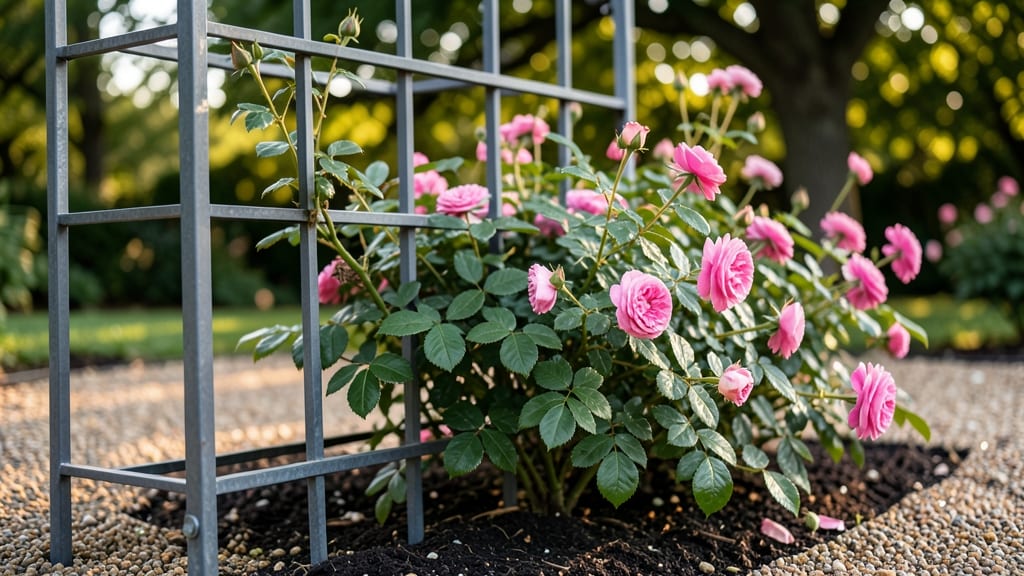 Rose Trellis Metal: Sturdy Vertical Support for Climbing Roses