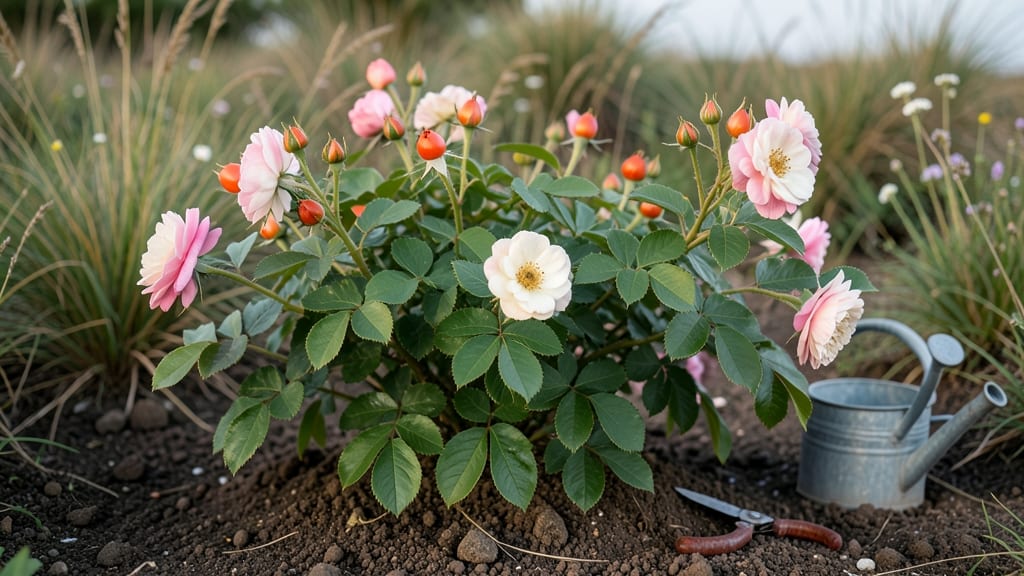 Rose Hip Bush Pruning: Year-Round Health With 3 Strategic Cuts