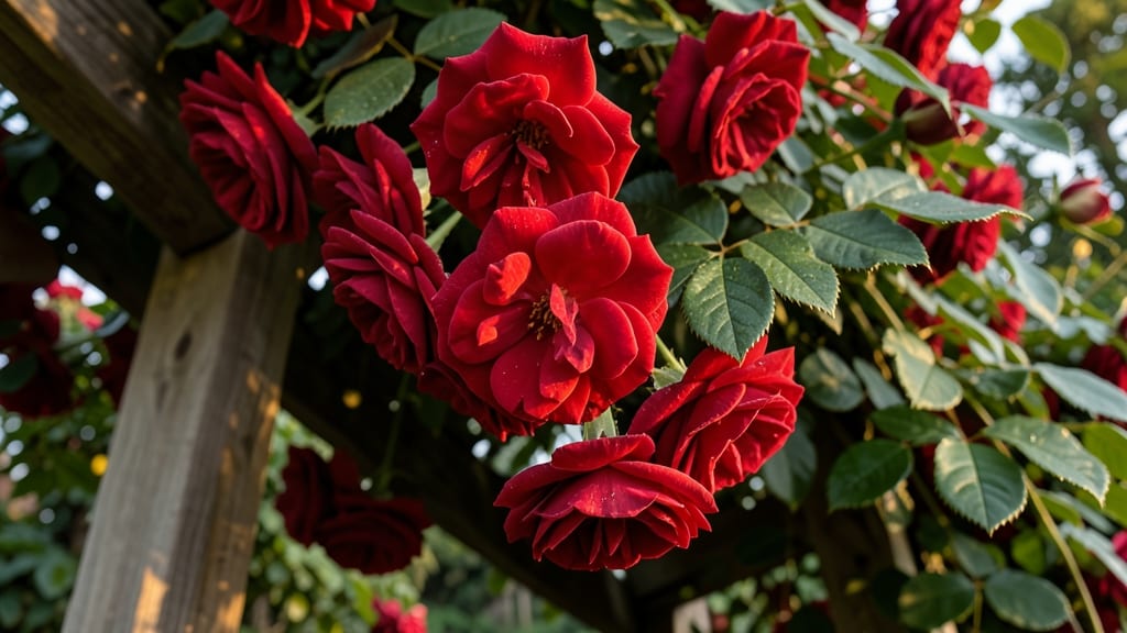 Dr. Huey Climbing Rose