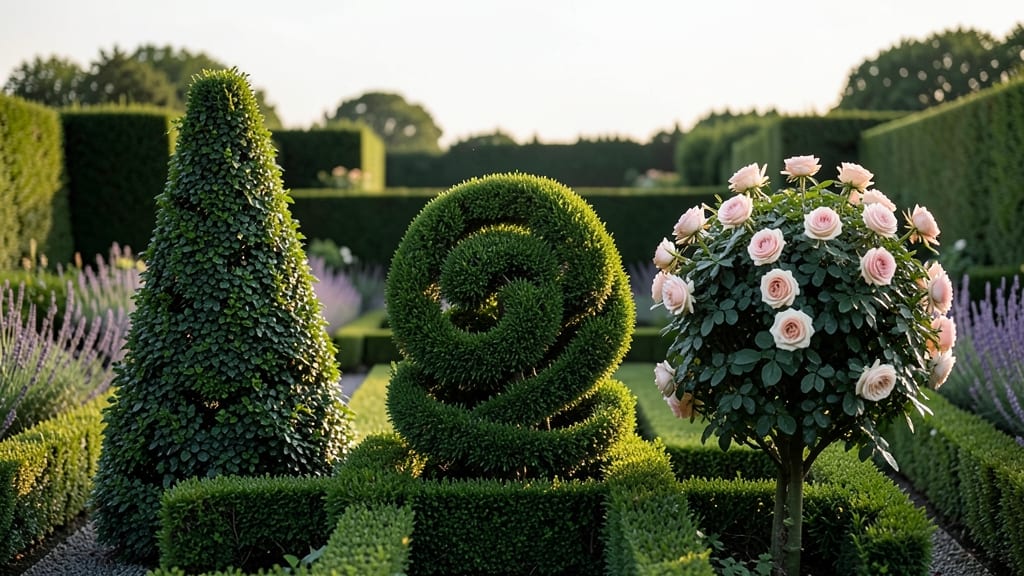 Drift Rose Topiary for Formal Gardens