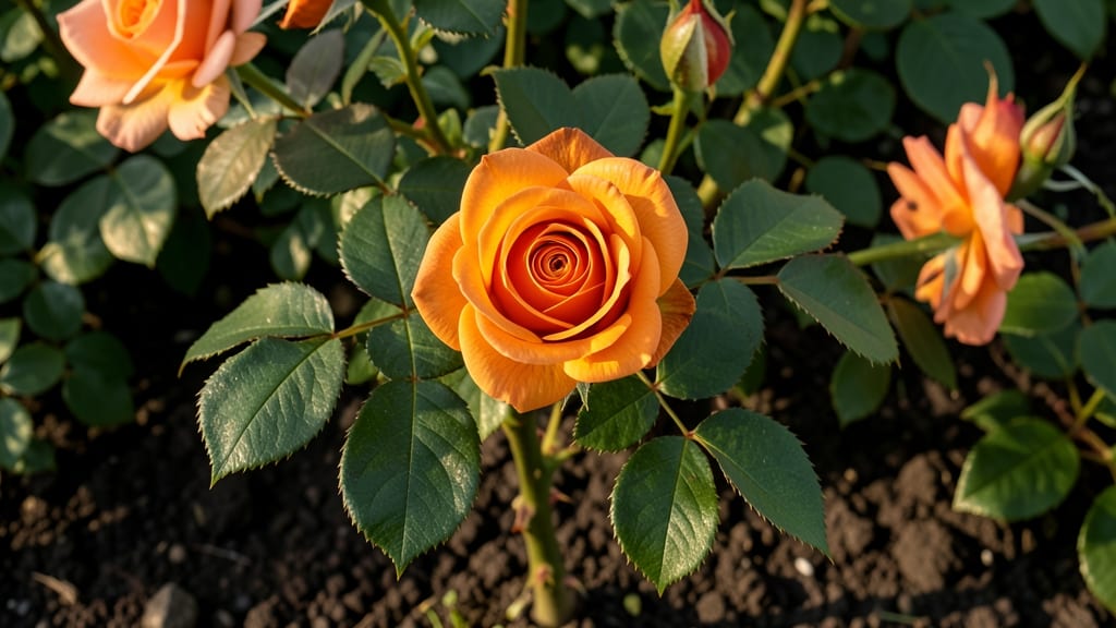 Orange Rose Bud Growing Guide: Fragrant Climber Secrets for Year-Round Blooms