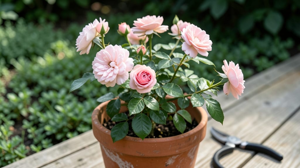 White Small Roses: Delicate Petals That Cascade in Containers